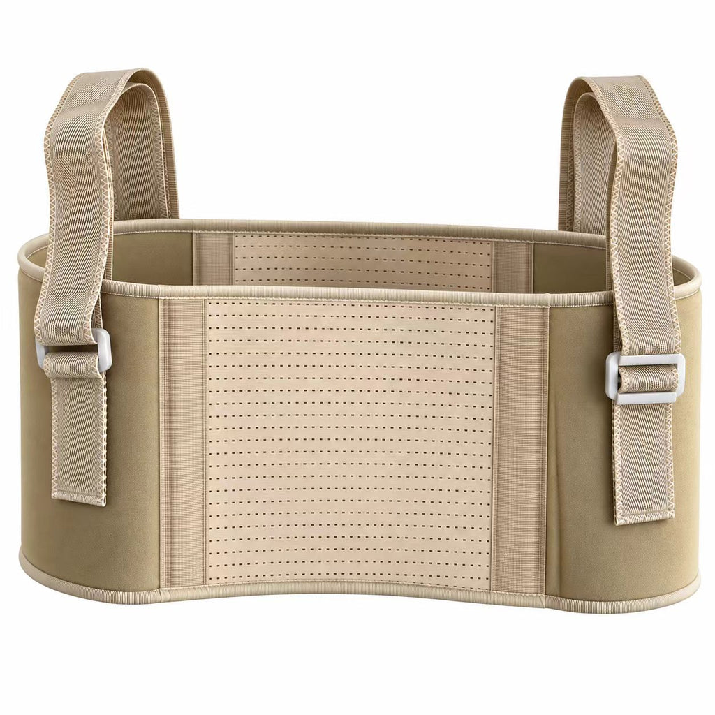 Rib fixing belt, independent pressurized design, armpit arc cutting, reducing friction, elastic shoulder straps, both ends with Velcro patch, can be adjusted as needed, large mesh breathable fabric, soft skin