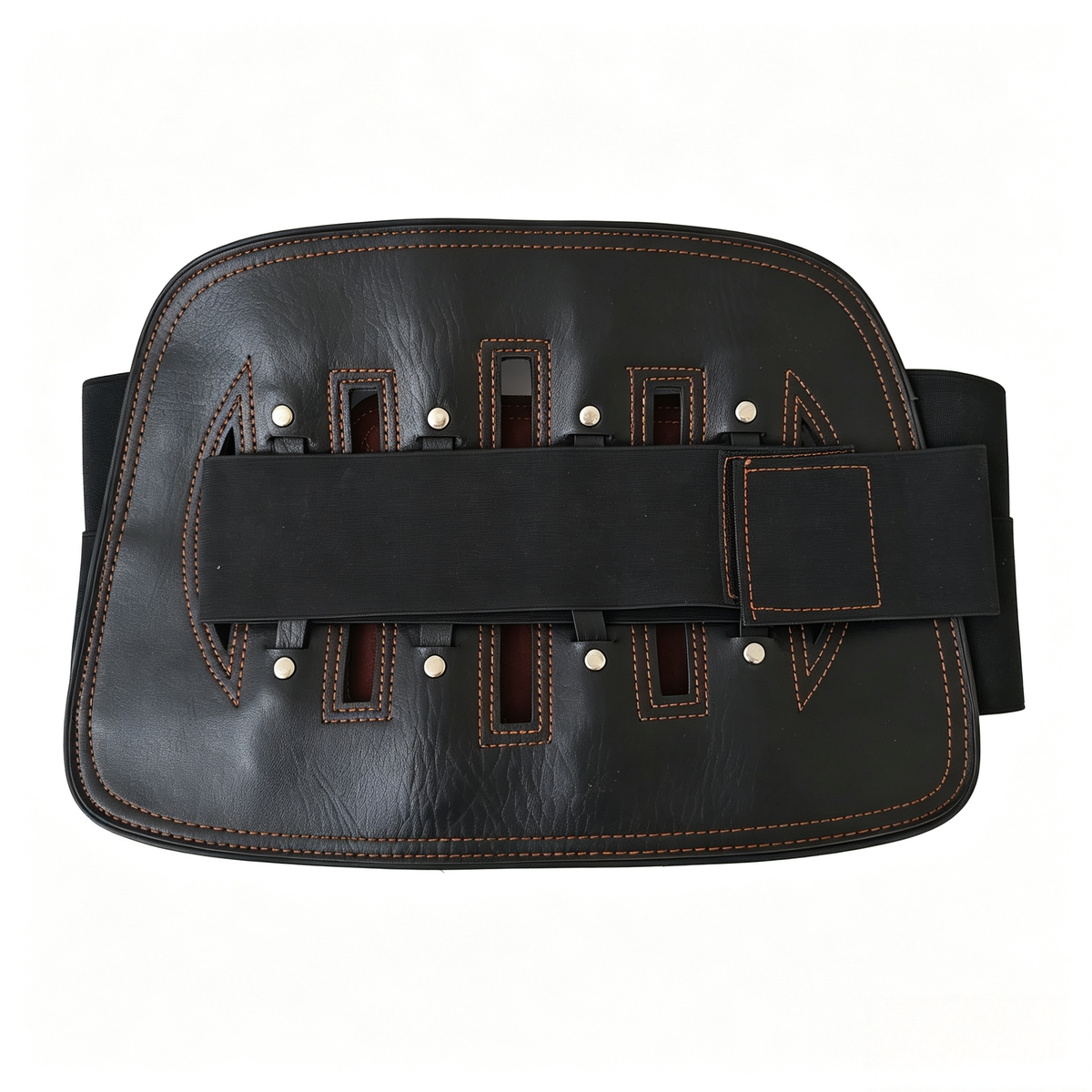 Steel plate belt, leather fabric, durable, dirty and not easy to damage, 360-degree pressure fixing belt, double fixation effect is stronger, more suitable for waist, breathable for men and women throughout the year