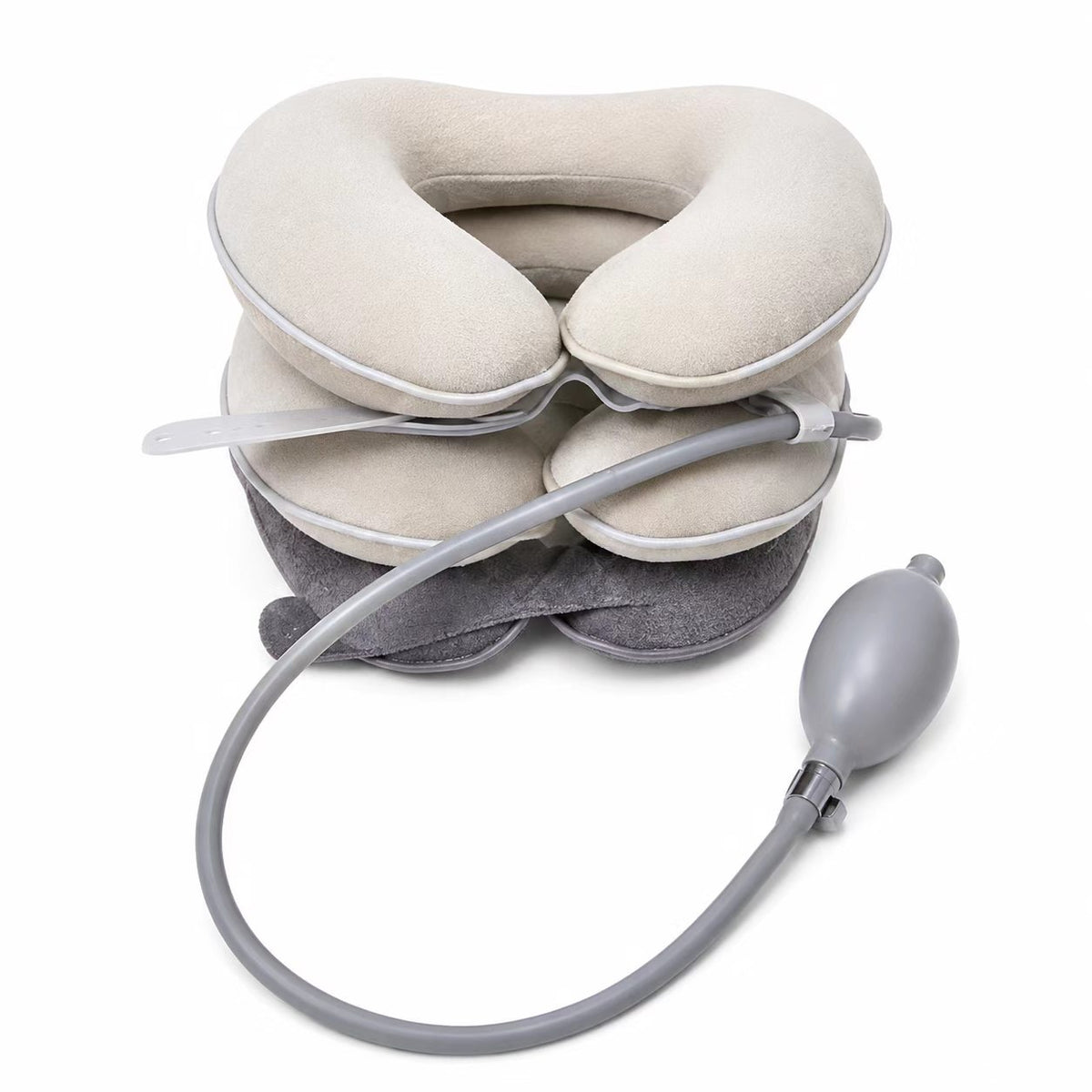 The cervical vertebra retractor adopts the scientific design of high front and low back, fits the physiological curve to disperse the pressure, supports steadily on the clavicle and shoulder, and is not easy to fall.