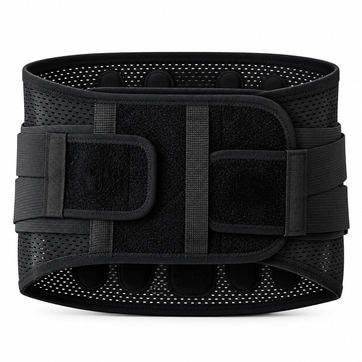 Paskyee Back Brace, Adjustable Knitted Support Belt for Lower Back Pain 7 Support Stays, Bionic System for herniated disc, sciatica, lumbar strain, scoliosis. Ergonomic, breathable, all-day wear.