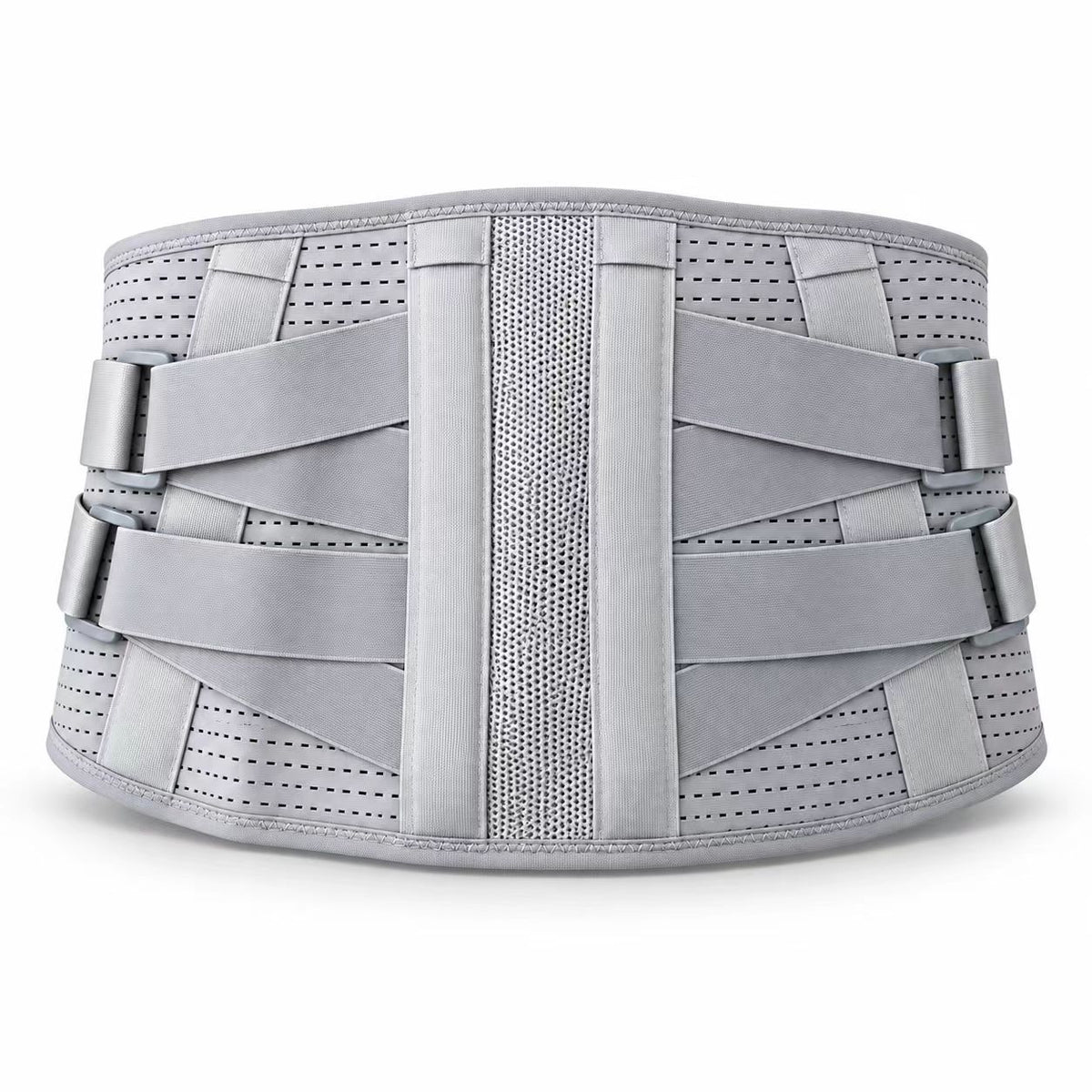 Waist protection zone directional support, double pressurized H-shaped steel plate strong support, effectively relieve spinal pain, medical mesh cloth comfortable and breathable, soft and hard support, waist protection is more in place