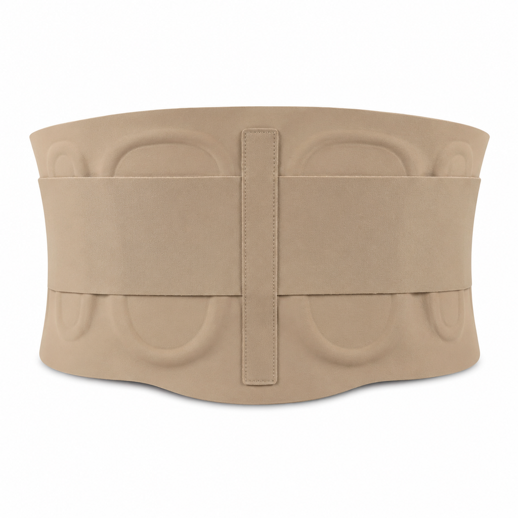Ultra-thin invisible waist protection, double support to stabilize the waist, fit the waist curve, firm support does not shift, light and thin design, free movement, skin-friendly and breathable fabric, not sultry for a long time