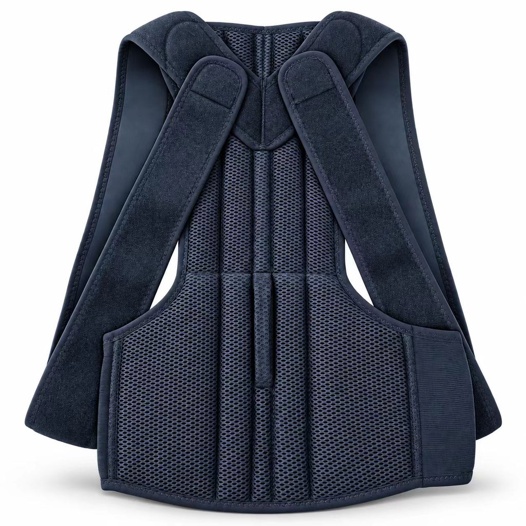 Upgraded posture belt, strong Velcro, strong adhesion to prevent falling off, paste area can be freely adjusted, back front sandwich mesh comfortable and breathable, north reverse velvet fabric soft and anti-strangulation