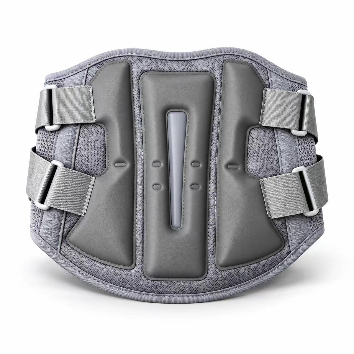 Waist retainer, steel plate support to enhance the back support force, 4 bone-like support bars in line with ergonomic design, heightening design, large support area, double support waist force is more uniform