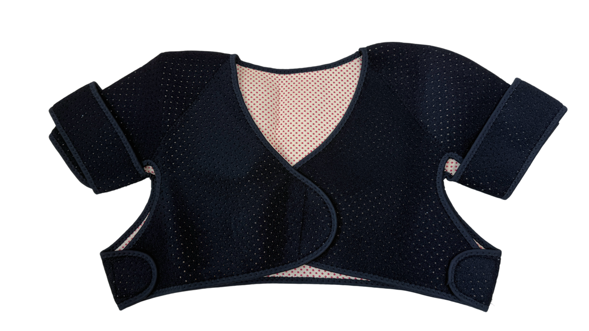Spontaneous hot shoulder protection, using 3D hot printing technology, continuous heating of shoulder, back and arm, adjustable loose and tight size of shoulder protection, easy to wear, both men and women