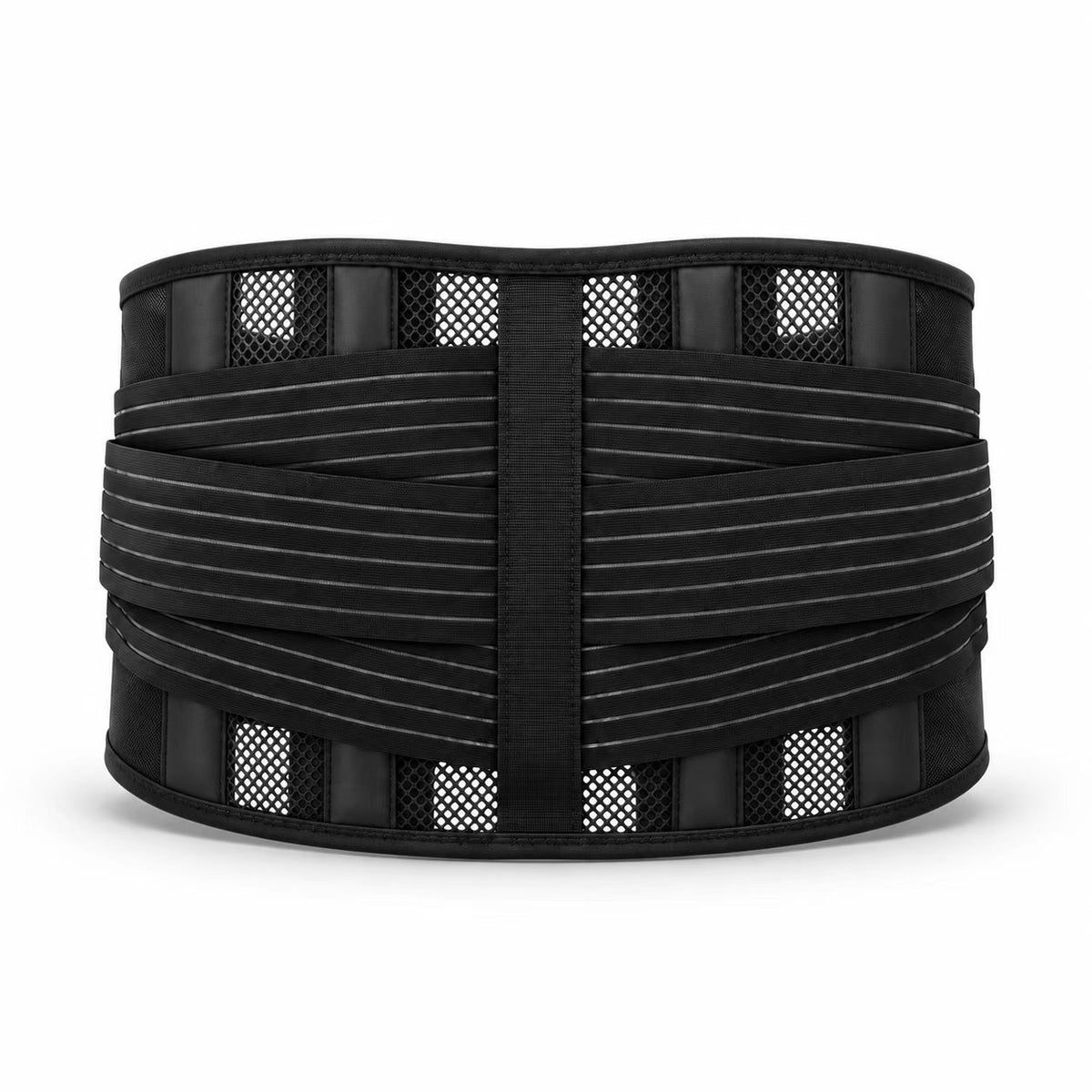 Triple pressure bandage, strengthen elastic bandage to stabilize lumbar vertebrae, S-shaped lightweight support bar, lighter support and stronger support, new anti-skid particles inside, wear throughout the day.