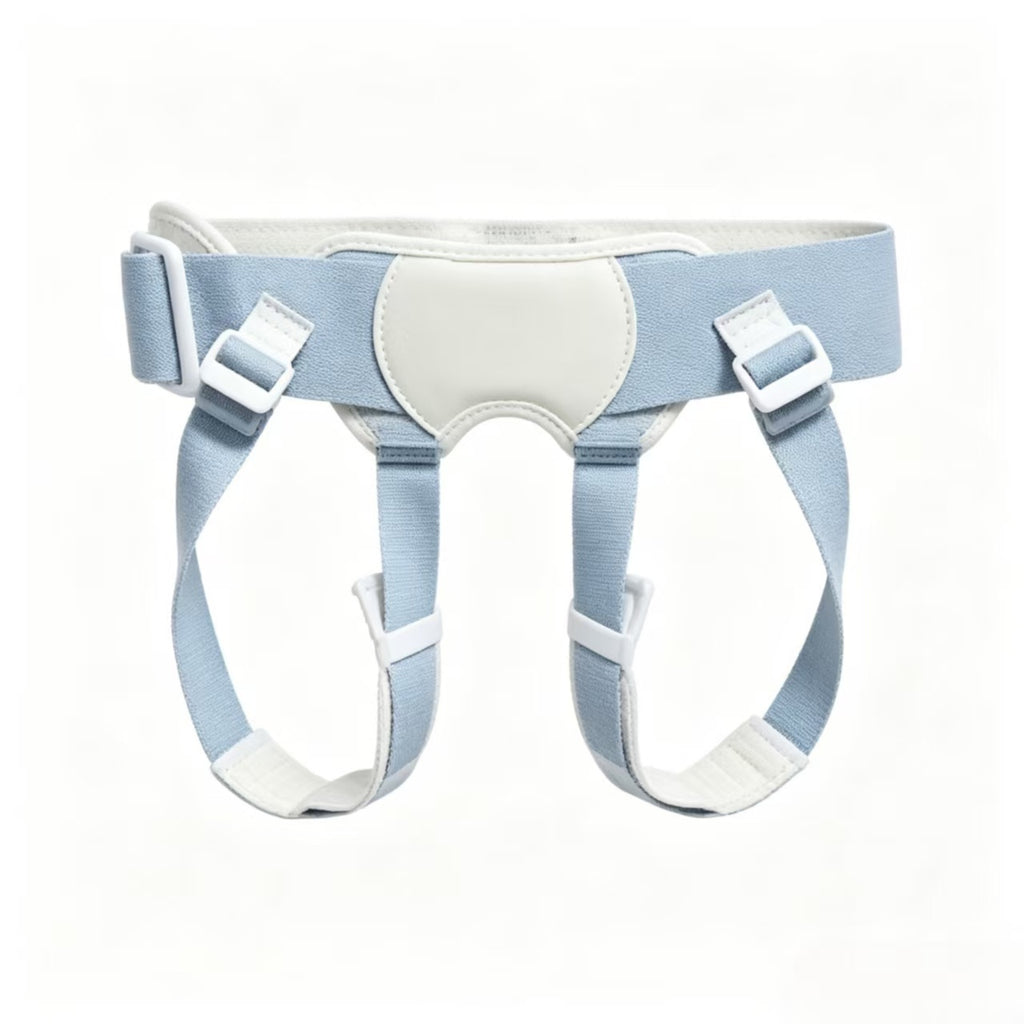 Infant inguinal hernia fixed band, specially designed for baby hernia, comfortable, light and breathable, no trace to prevent strangulation, does not affect the baby's bone development, removable hernia bag design, easy to clean and replace