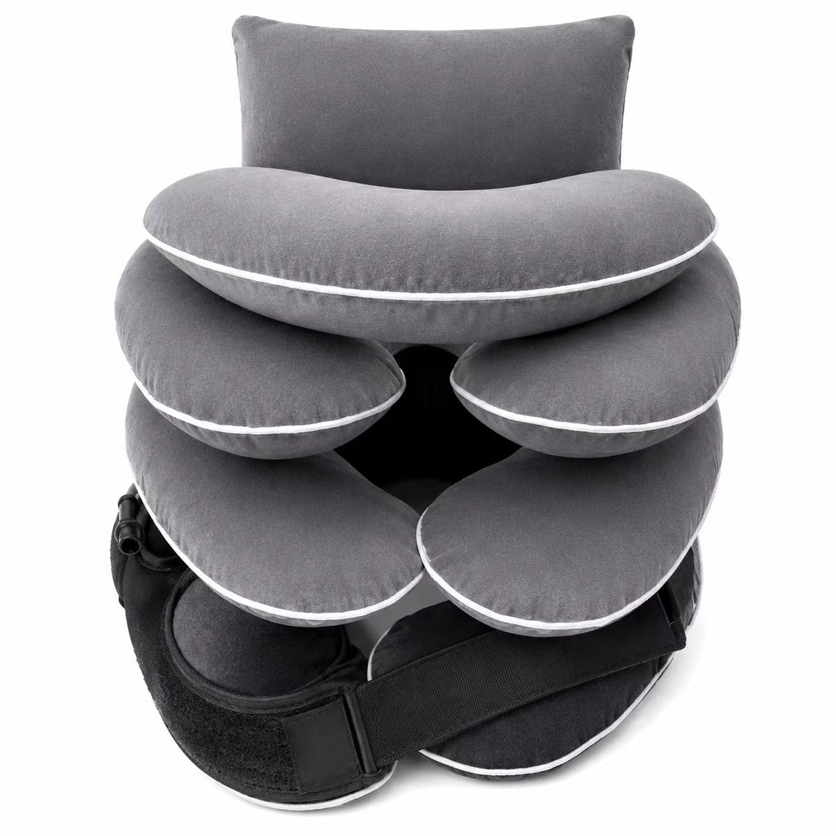 Cervical vertebra retractor, airbag stretch cervical vertebra, relieve neck compression, press exhaust with one button, operation is more convenient, lightweight design, comfortable to wear and lighten burden