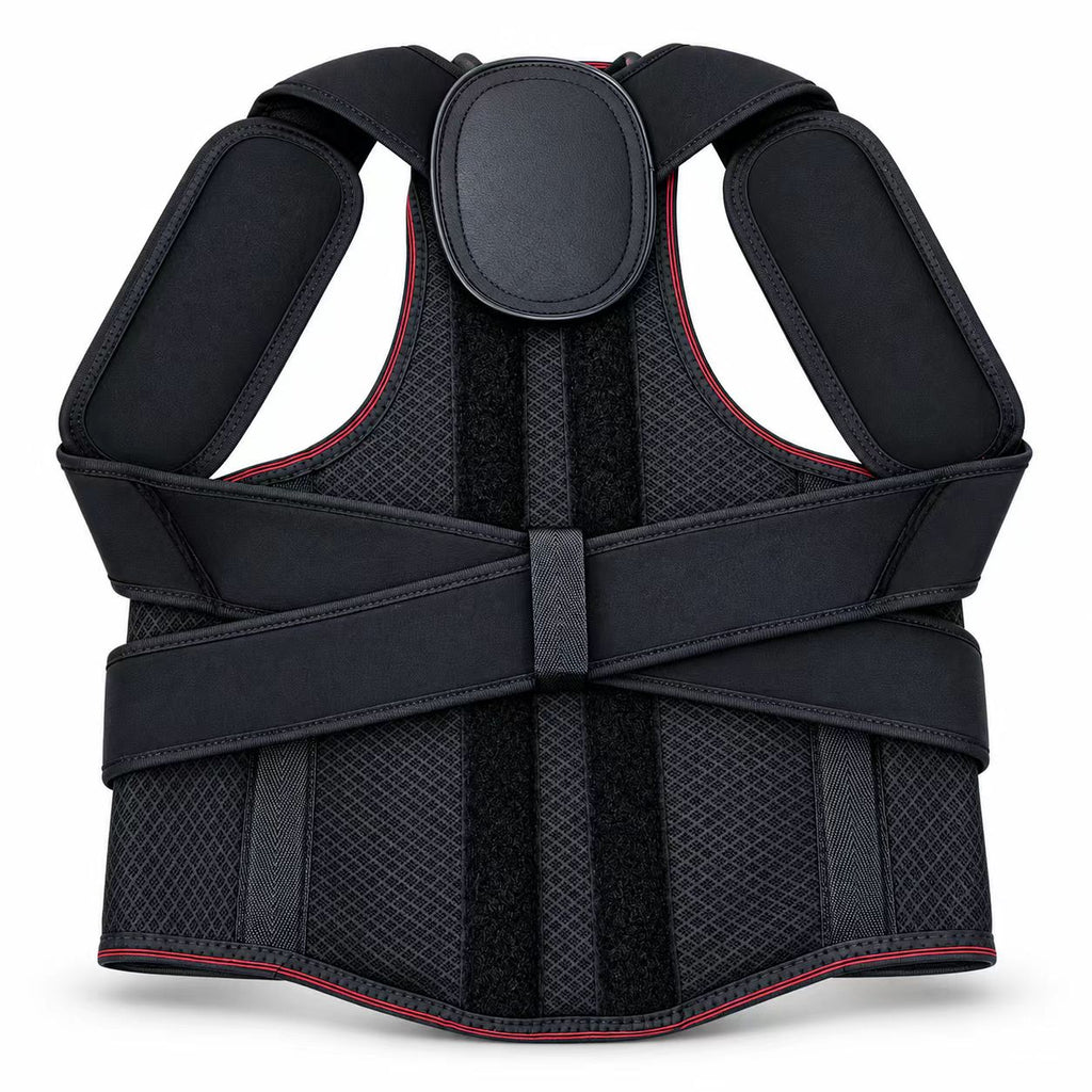 360 °posture belt, improve posture for both men and women, adjustable buckle, free adjustment to any position, diamond breathable net, breathable fabric light and comfortable, broadened shoulder pads, no shoulder straps