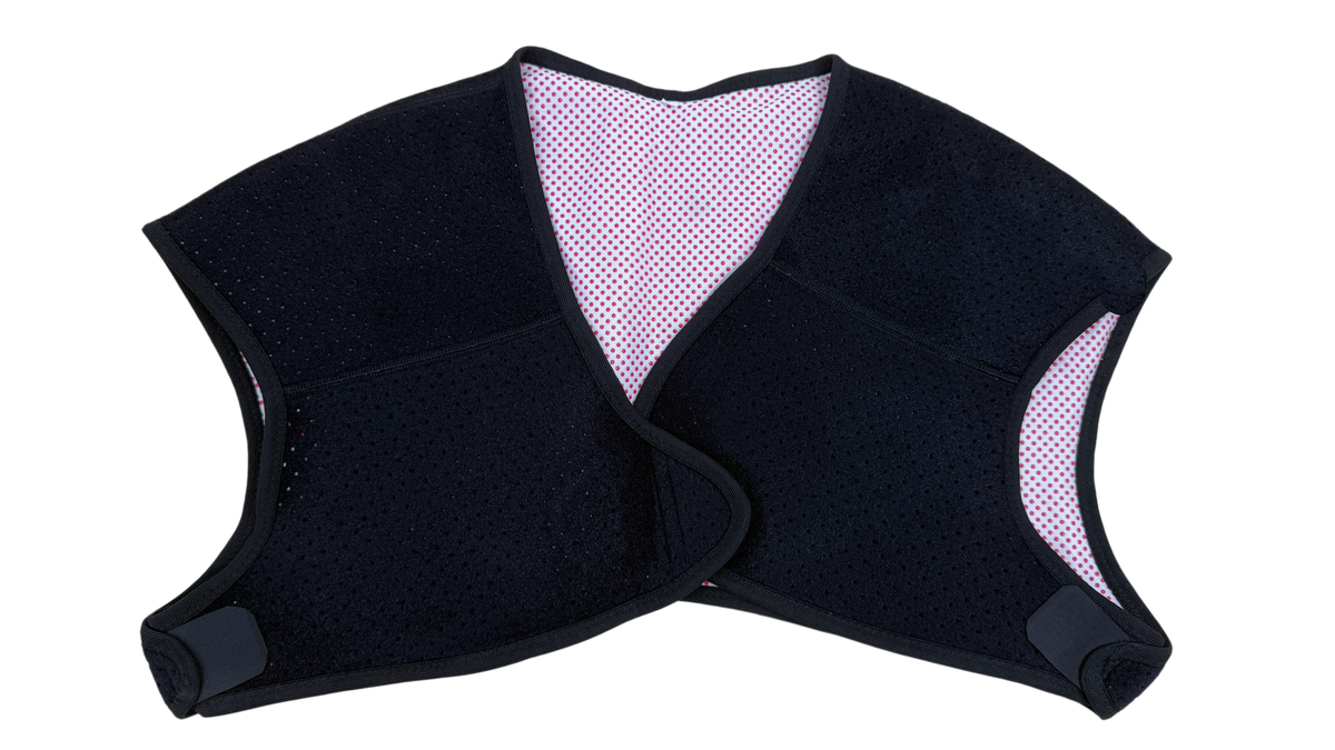 Breathable physiotherapy shoulder protection, red fever matrix, 360 °omni-directional physiotherapy hot compress, magnets all over shoulder and back acupoints, magnet curing effect is more effective, healthy fabric is comfortable and mild