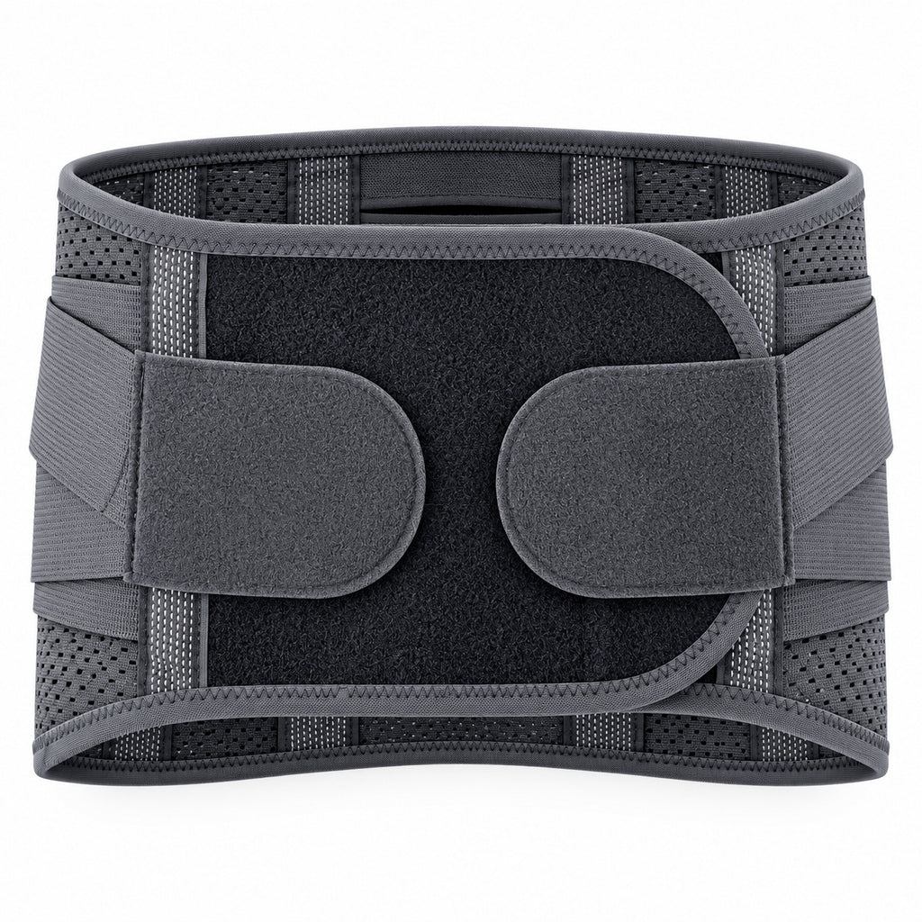 Bionic support cross-compression, two elastic belts on the side, all-round solid support, provide back support, reduce waist pressure