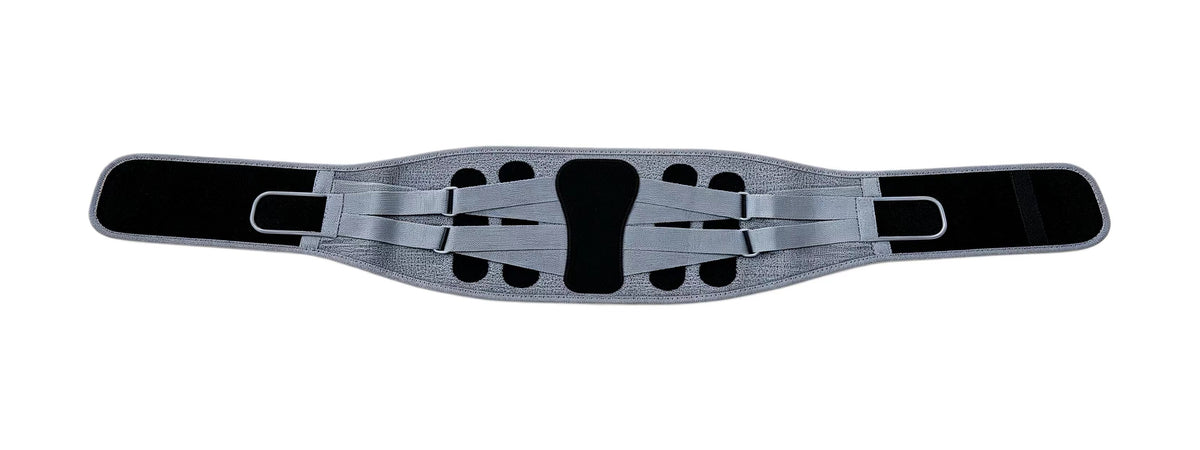 Paskyee Back Brace, Adjustable Knitted Support Belt for Lower Back Pain 7 Support Stays, Bionic System for herniated disc, sciatica, lumbar strain, scoliosis. Ergonomic, breathable, all-day wear.