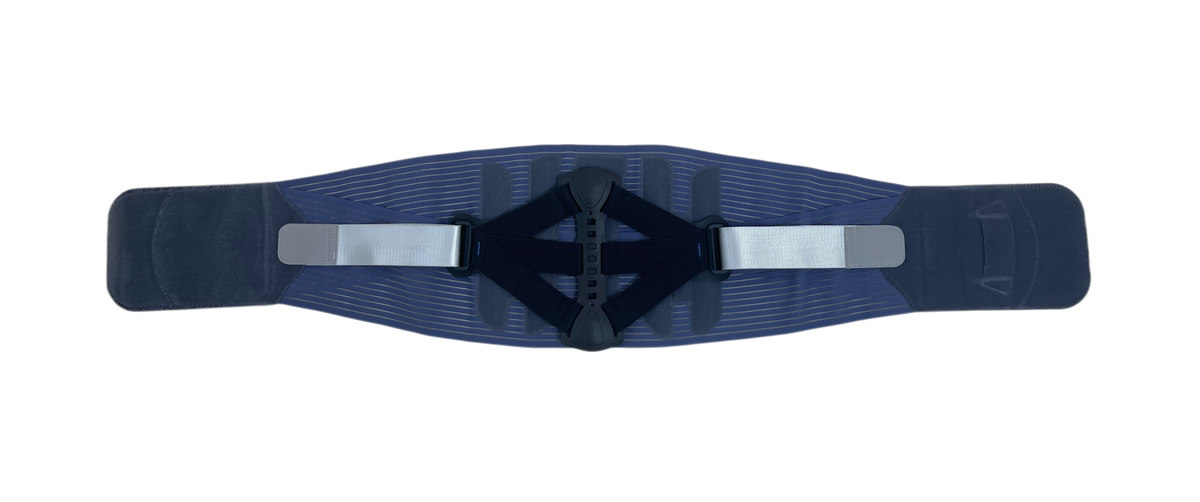 Adjustable fish net on both sides to protect the waist, five supporting strips wrapped side by side, ergonomic design fitted to the waist curve, integrated hot pressing process.