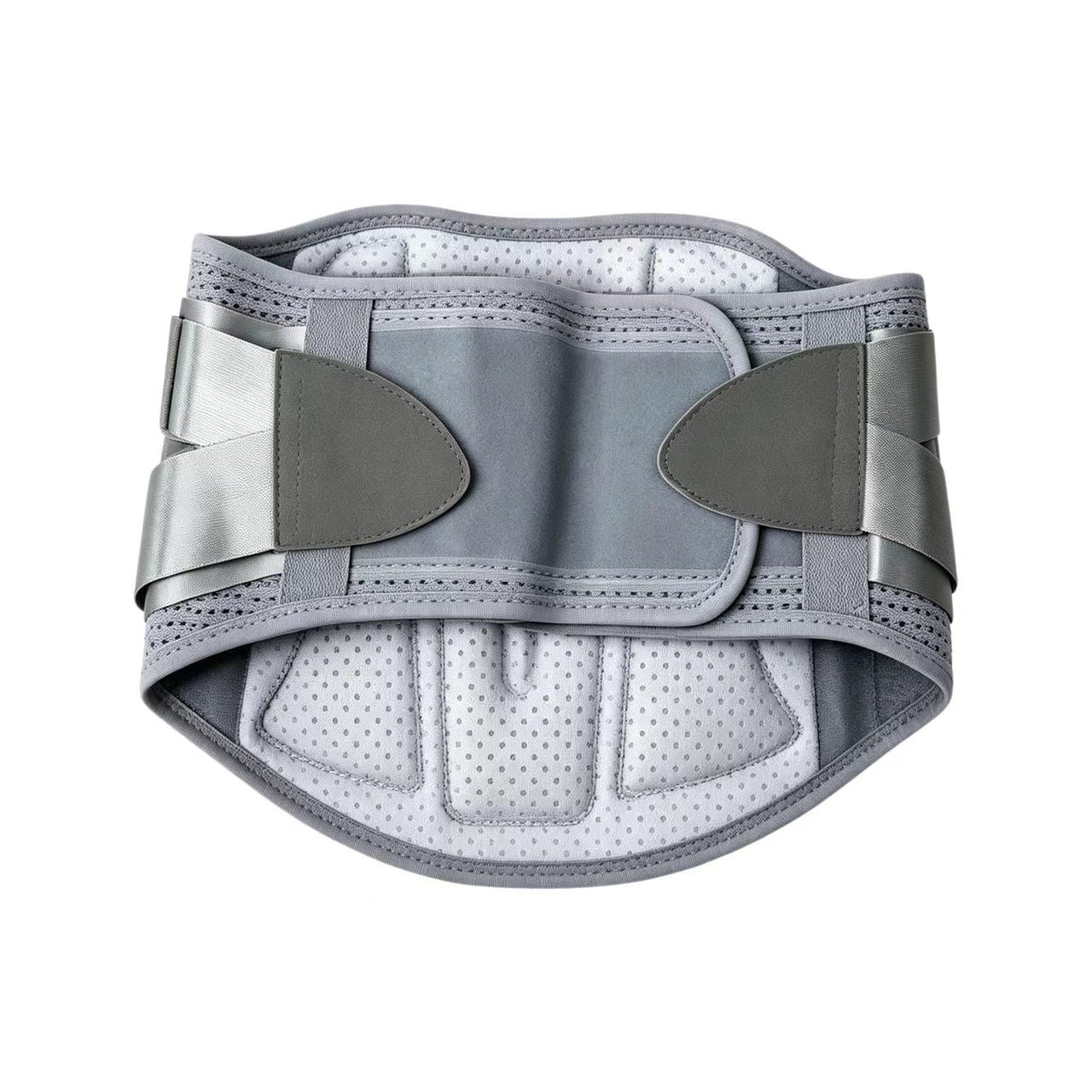 Waist retainer, steel plate support to enhance the back support force, 4 bone-like support bars in line with ergonomic design, heightening design, large support area, double support waist force is more uniform