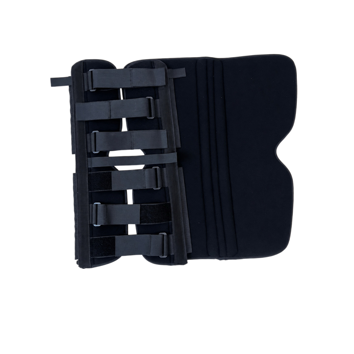 Knee joint fixed belt, integrated design, seven-fold binding, free binding adjustable, easy to wear, alloy plate double support, four aluminum bars fixed, solid support