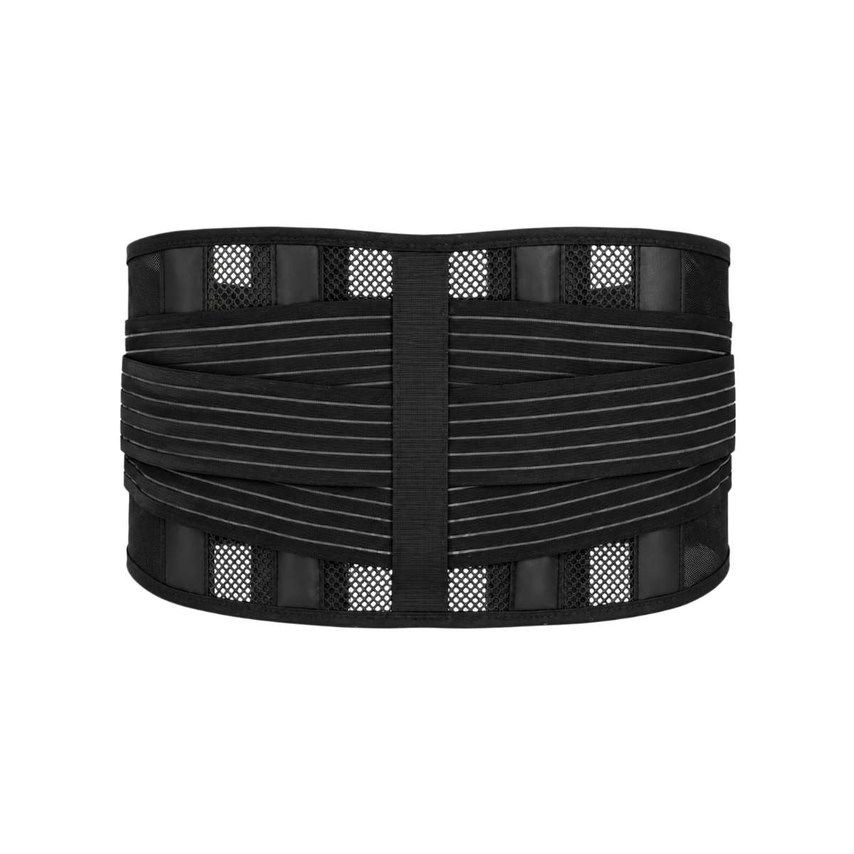 Triple pressure bandage, strengthen elastic bandage to stabilize lumbar vertebrae, S-shaped lightweight support bar, lighter support and stronger support, new anti-skid particles inside, wear throughout the day.