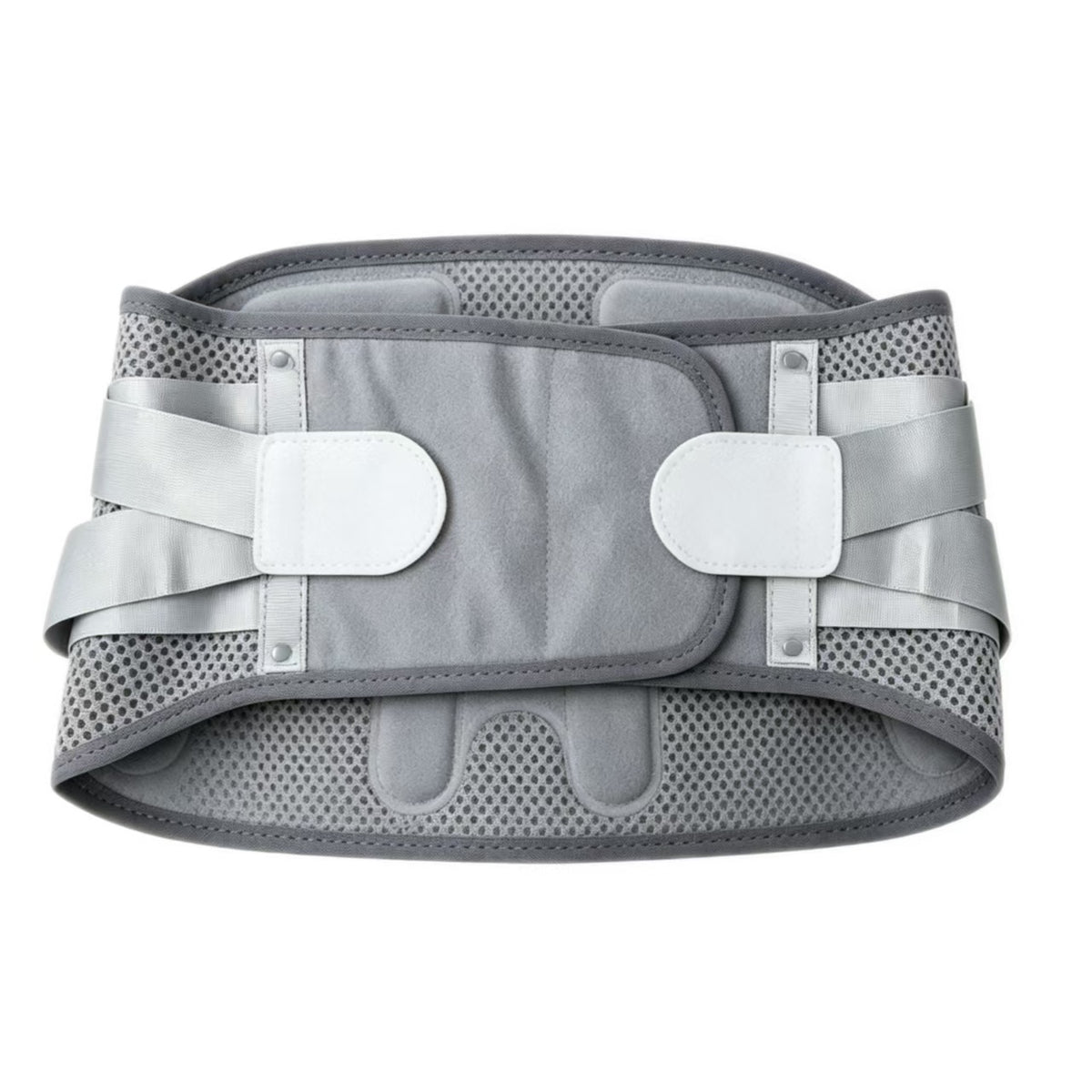 Lumbar fixator, double pressure design, make lumbar more stable, two curved memory plates, support lumbar stress, reduce lumbar pressure, high elastic breathable fabric, free tension, elastic and adjustable, suitable for all occasions in life