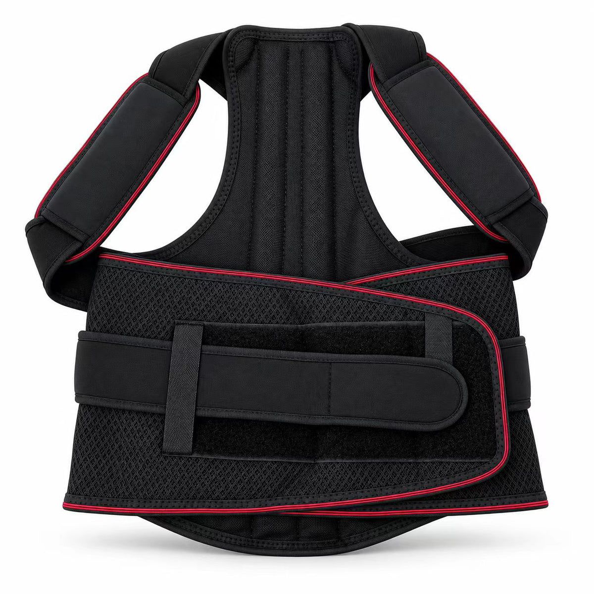 360 °posture belt, improve posture for both men and women, adjustable buckle, free adjustment to any position, diamond breathable net, breathable fabric light and comfortable, broadened shoulder pads, no shoulder straps