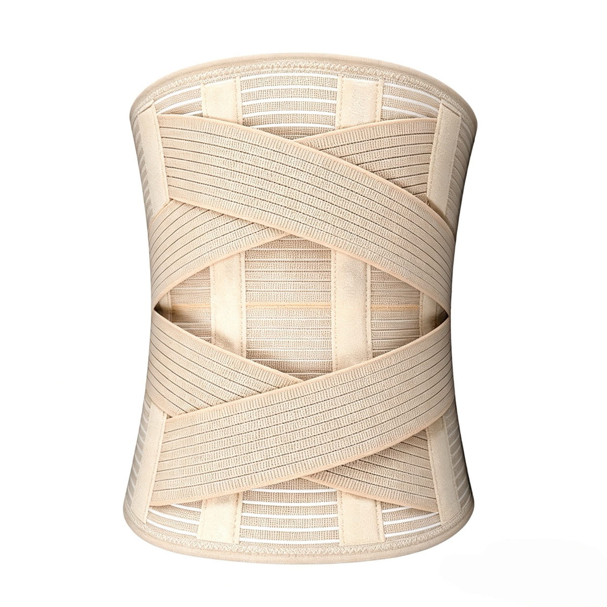Triple pressure bandage, strengthen elastic bandage to stabilize lumbar vertebrae, S-shaped lightweight support bar, lighter support and stronger support, new anti-skid particles inside, wear throughout the day.