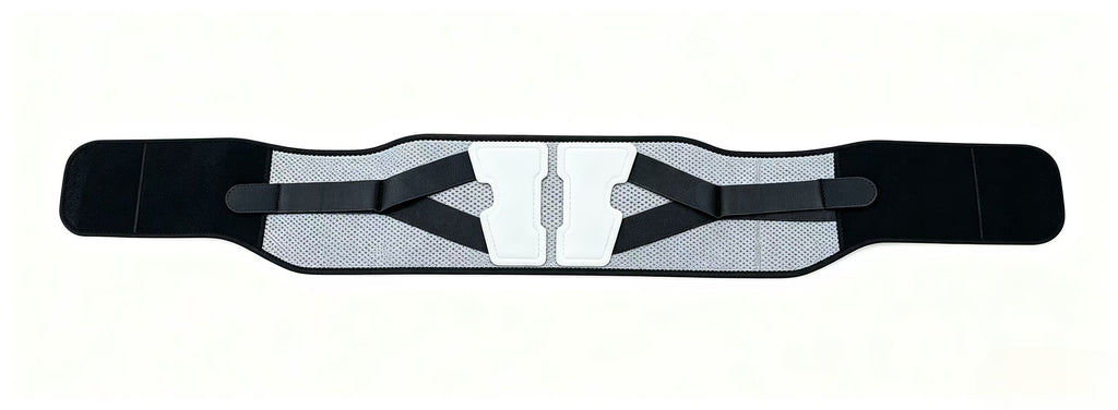 Male rib band, strong support and stable chest rib, built-in invisible guard plate, broadened protective design, effective relief of chest rib pain, high air permeability, more comfortable to wear