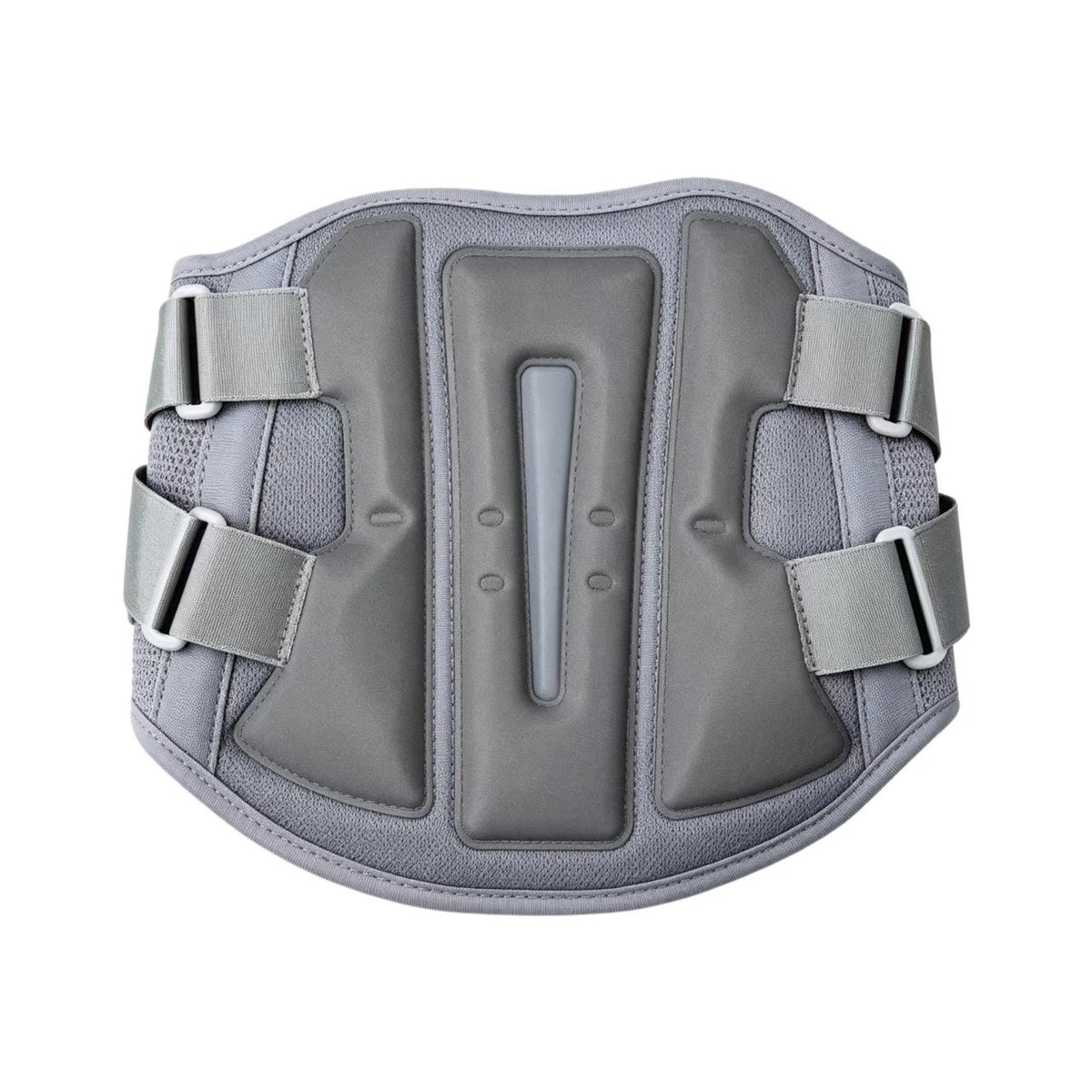 Waist retainer, steel plate support to enhance the back support force, 4 bone-like support bars in line with ergonomic design, heightening design, large support area, double support waist force is more uniform