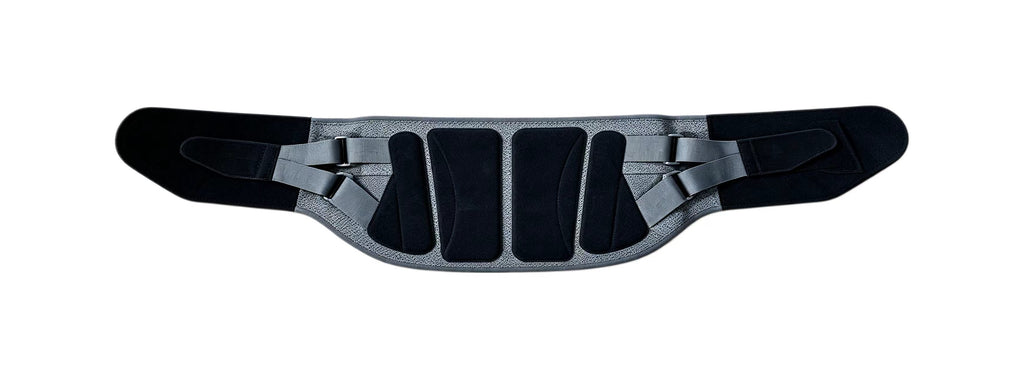 Lumbar fixator, upgraded broadened steel plate,  built-in two wide steel plates and two narrow steel plates, strong support lumbar vertebrae, eight-fold cross bandage design, cross compression, three-dimensional traction