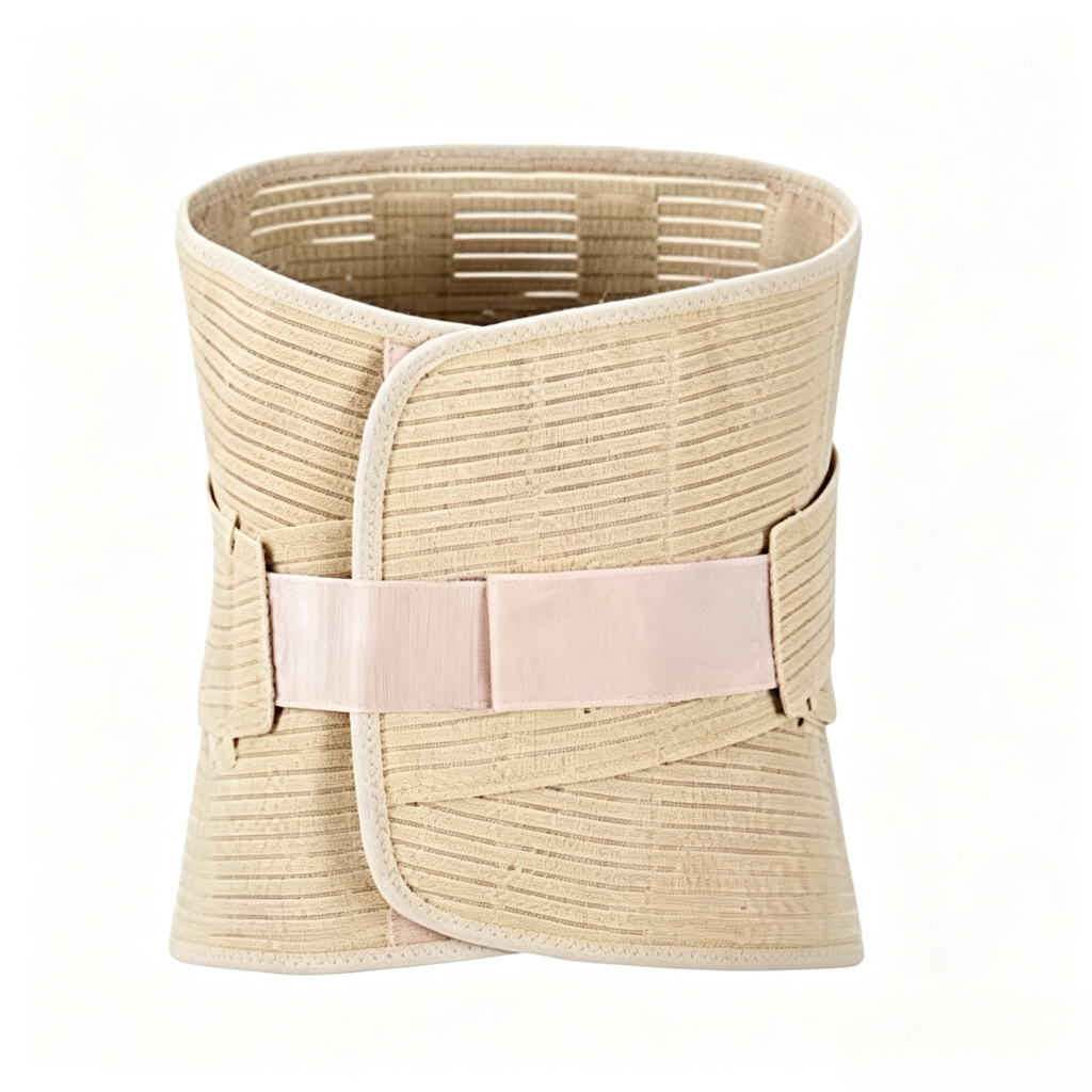 Triple pressure bandage, strengthen elastic bandage to stabilize lumbar vertebrae, S-shaped lightweight support bar, lighter support and stronger support, new anti-skid particles inside, wear throughout the day.