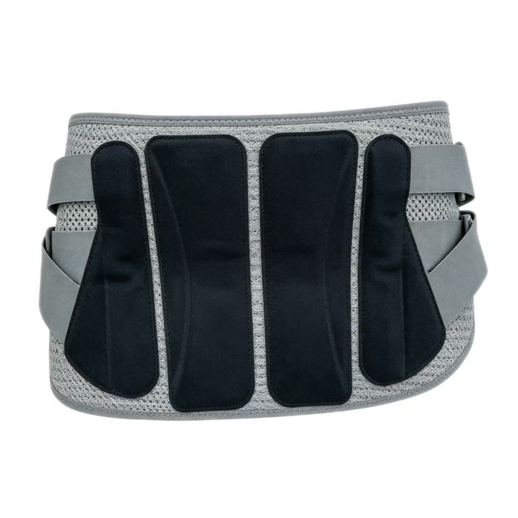 Lumbar fixator, upgraded broadened steel plate,  built-in two wide steel plates and two narrow steel plates, strong support lumbar vertebrae, eight-fold cross bandage design, cross compression, three-dimensional traction