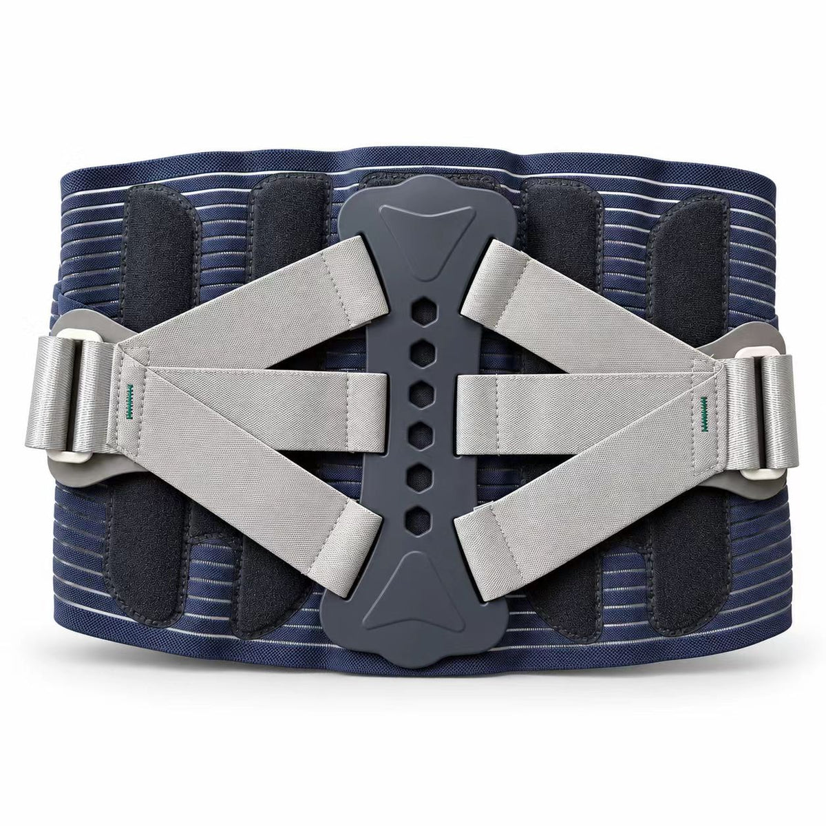 Upgrade external bionic vertebral support plate, moderate soft and hard, flexible, effectively alleviate lumbar injury, 5 broadened Radian steel plates, strong support is not easy to deform