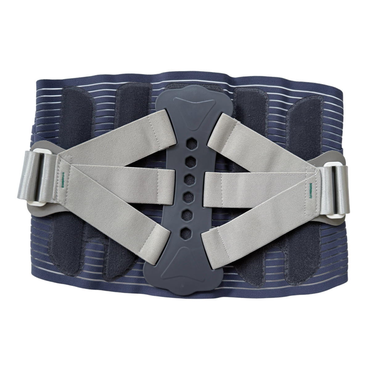 Upgrade external bionic vertebral support plate, moderate soft and hard, flexible, effectively alleviate lumbar injury, 5 broadened Radian steel plates, strong support is not easy to deform